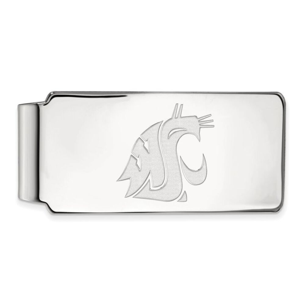 Sterling Silver Washington State Logo Money Clip